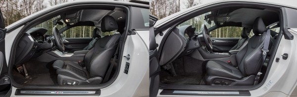 Машем из Infiniti Q60 вдогонку заднеприводному BMW 420d Машем из Infiniti Q60 вдогонку заднеприводному BMW 420d