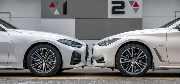 Машем из Infiniti Q60 вдогонку заднеприводному BMW 420d Машем из Infiniti Q60 вдогонку заднеприводному BMW 420d